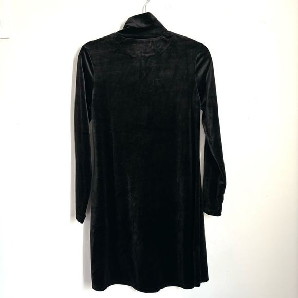NEW Pomander Place Tuckernuck Black Velvet Mottershead Dress - Picture 8 of 10